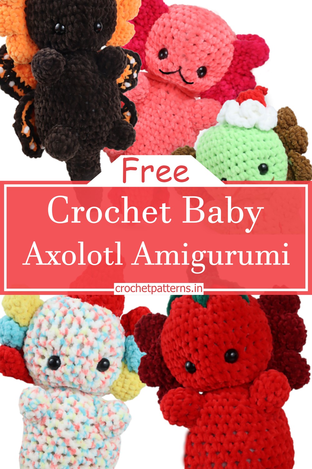 Baby Axolotl Amigurumi