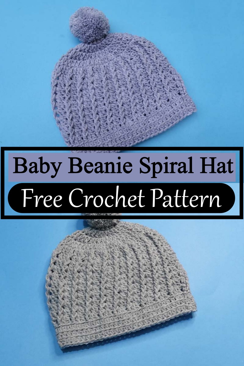 Baby Beanie Spiral Hat