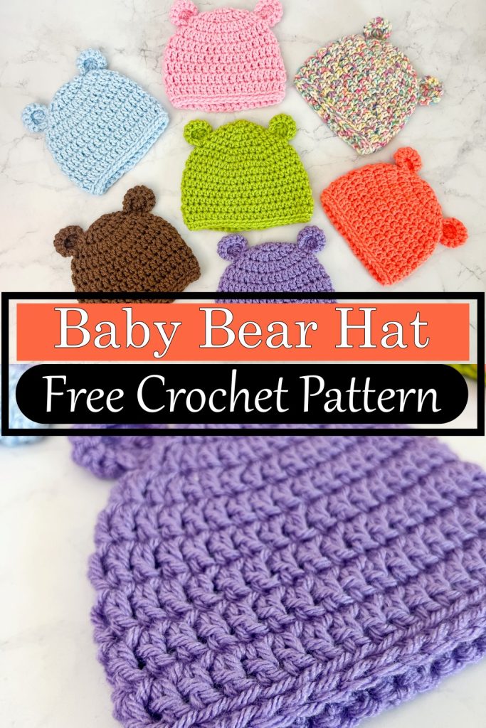 25 Crochet Bear Hat Patterns For Kids