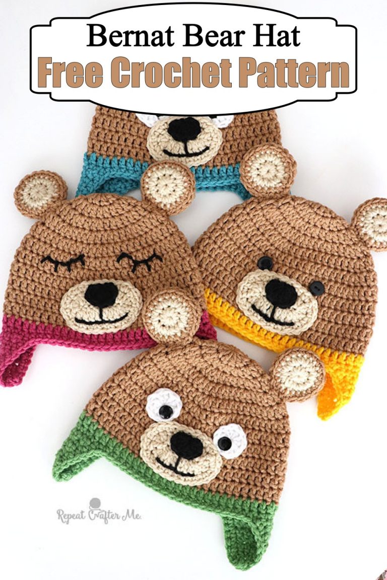 25 Crochet Bear Hat Patterns For Kids