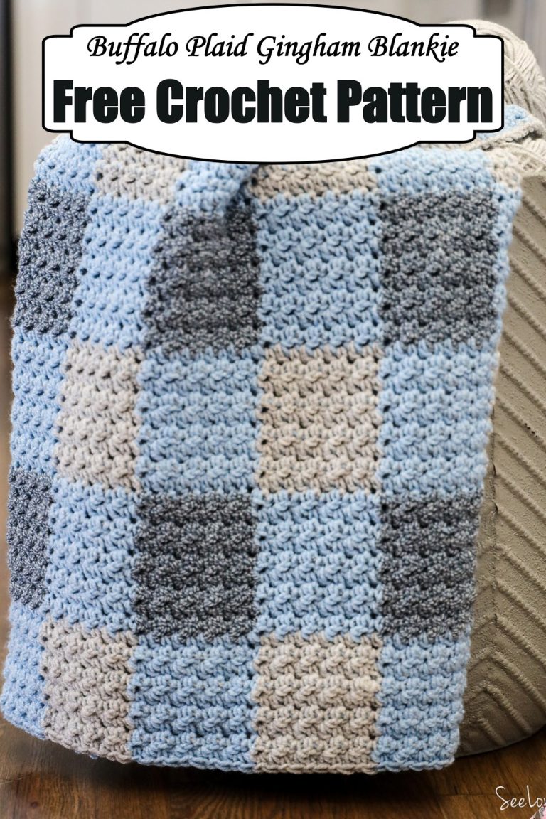 17 Crochet Gingham Blanket Patterns