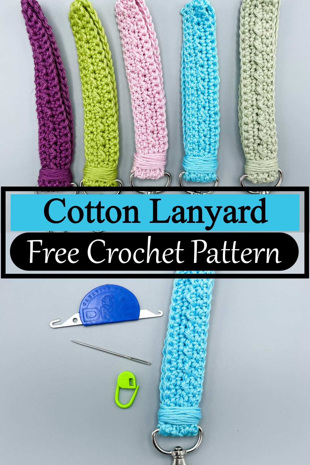 Cotton Crochet Lanyard
