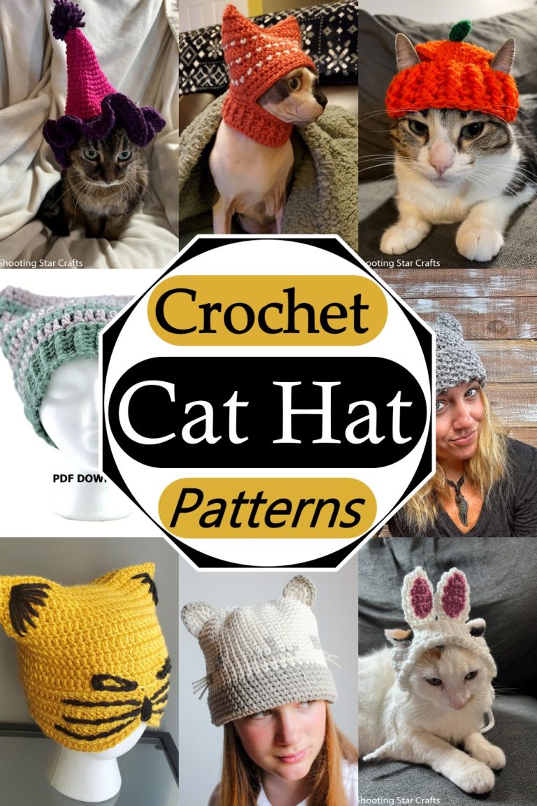 20 Crochet Cat Hat Patterns