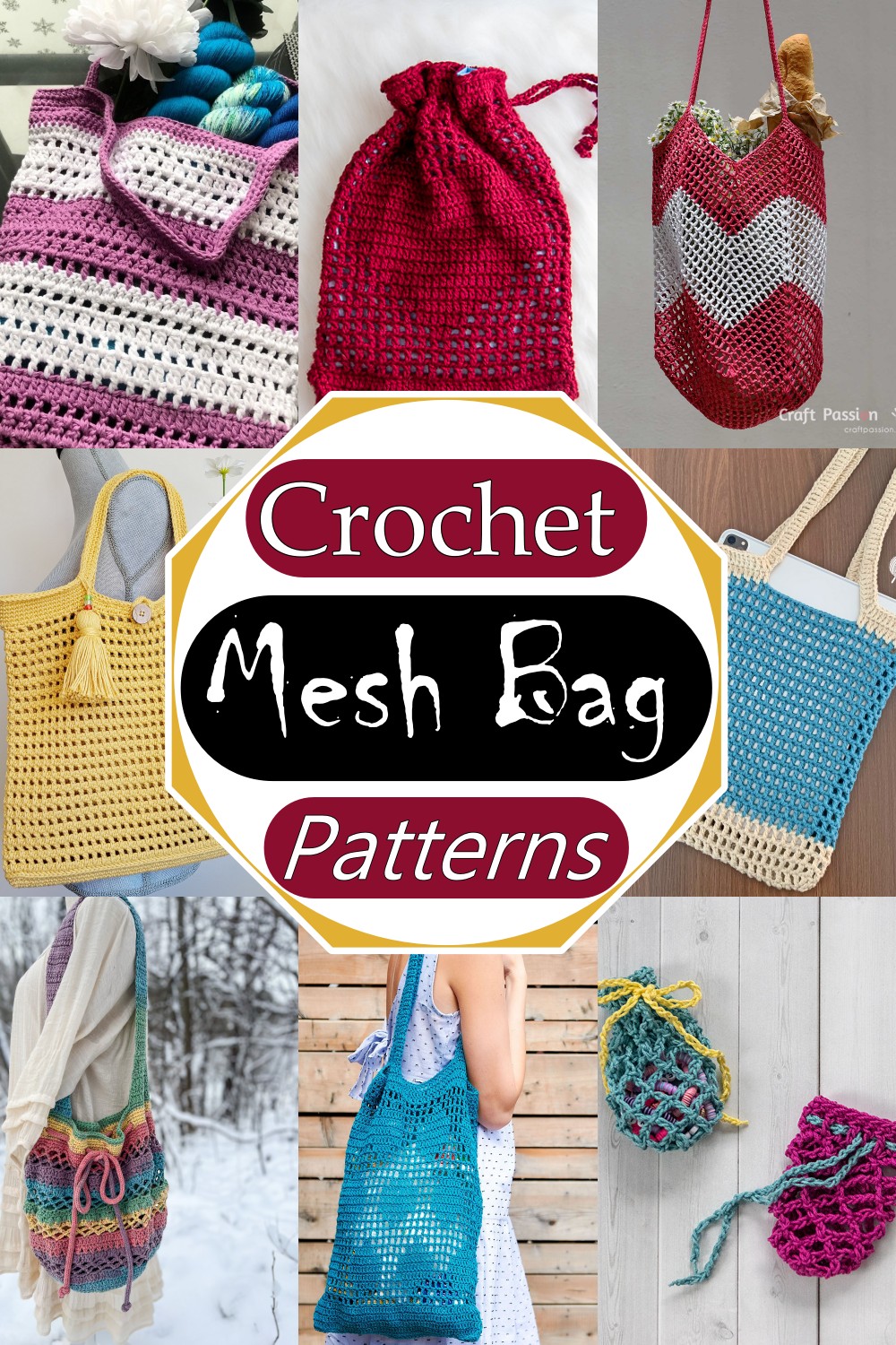 Crochet Mesh Bag Patterns