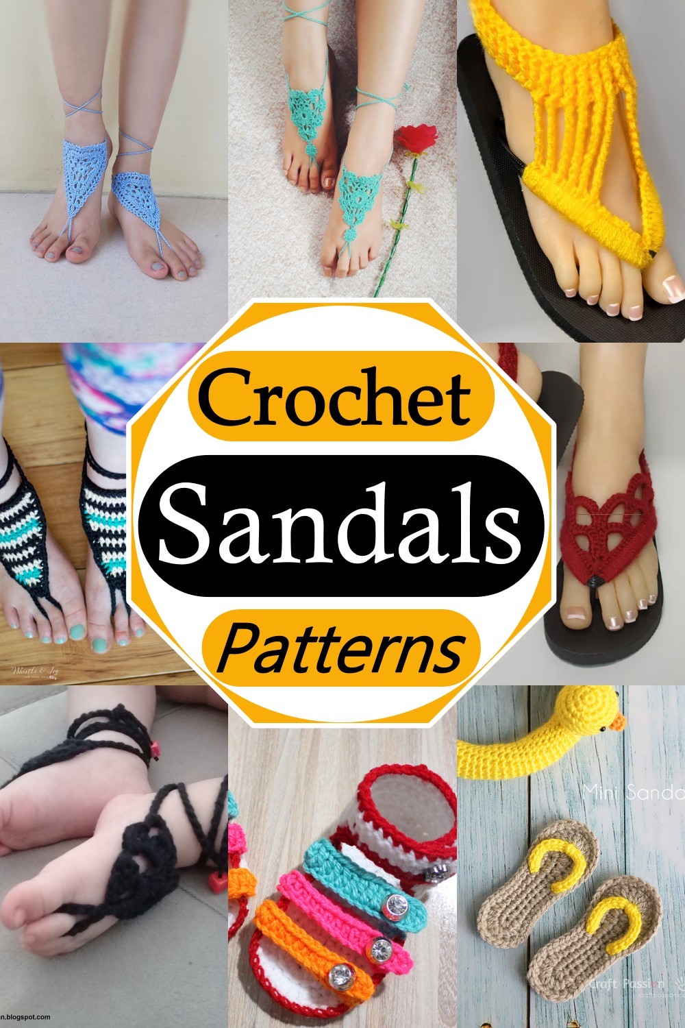 Crochet Sandals Patterns 1
