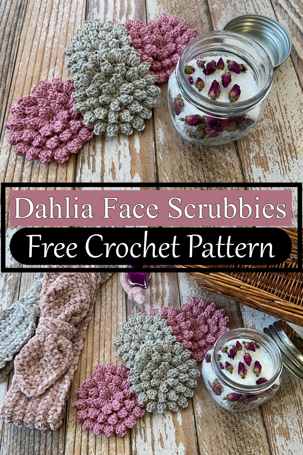 Dahlia Face Scrubbies