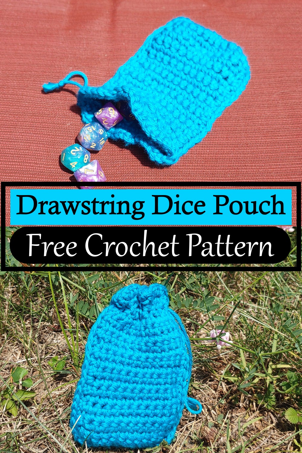 Drawstring Dice Pouch