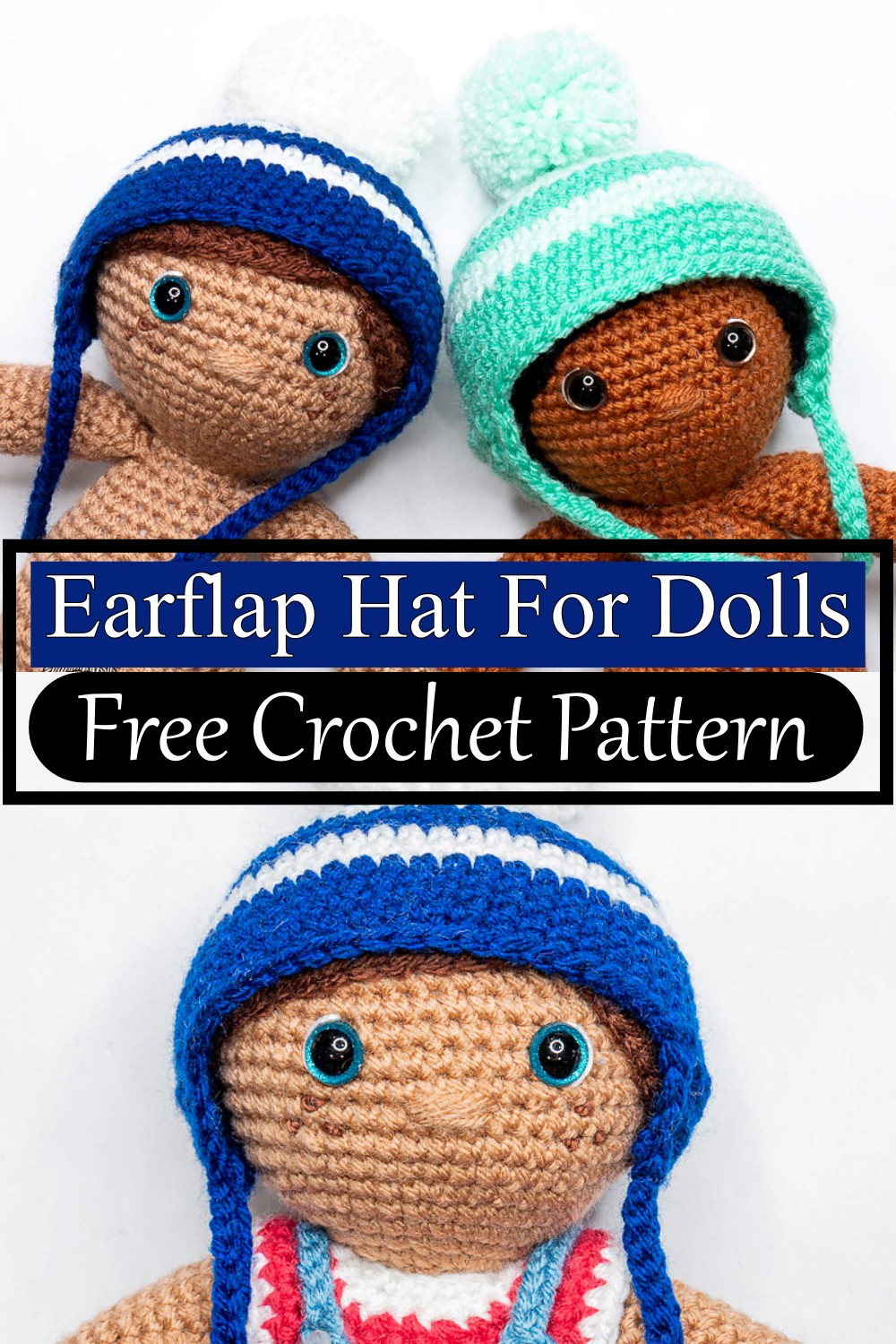 Earflap Hat For Dolls