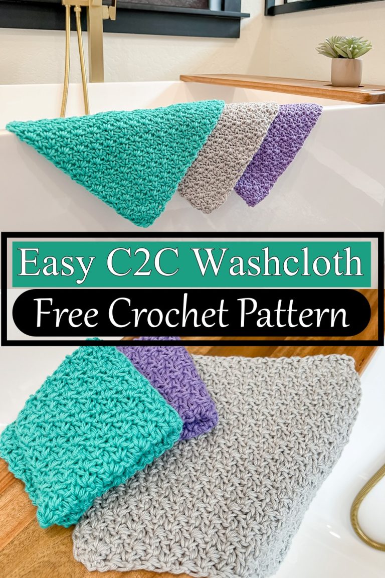20 Crochet Washcloth Patterns For Beginners