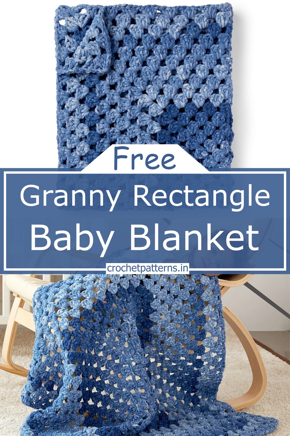 Granny Rectangle Baby Blanket