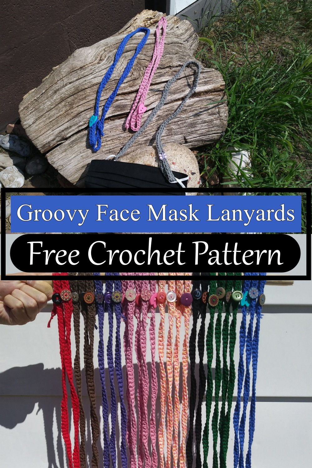 Groovy Face Mask Lanyards