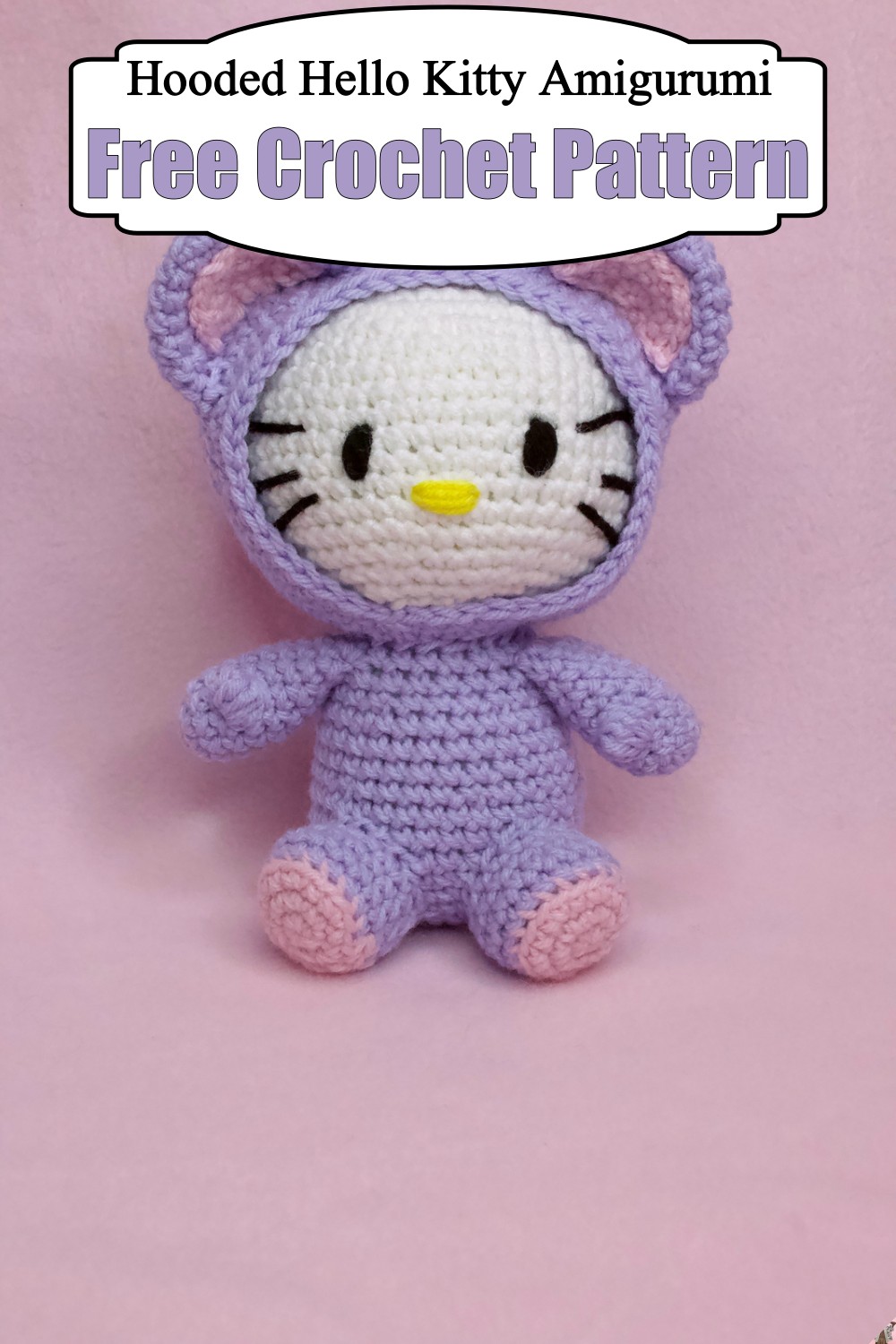 Hooded Hello Kitty Amigurumi