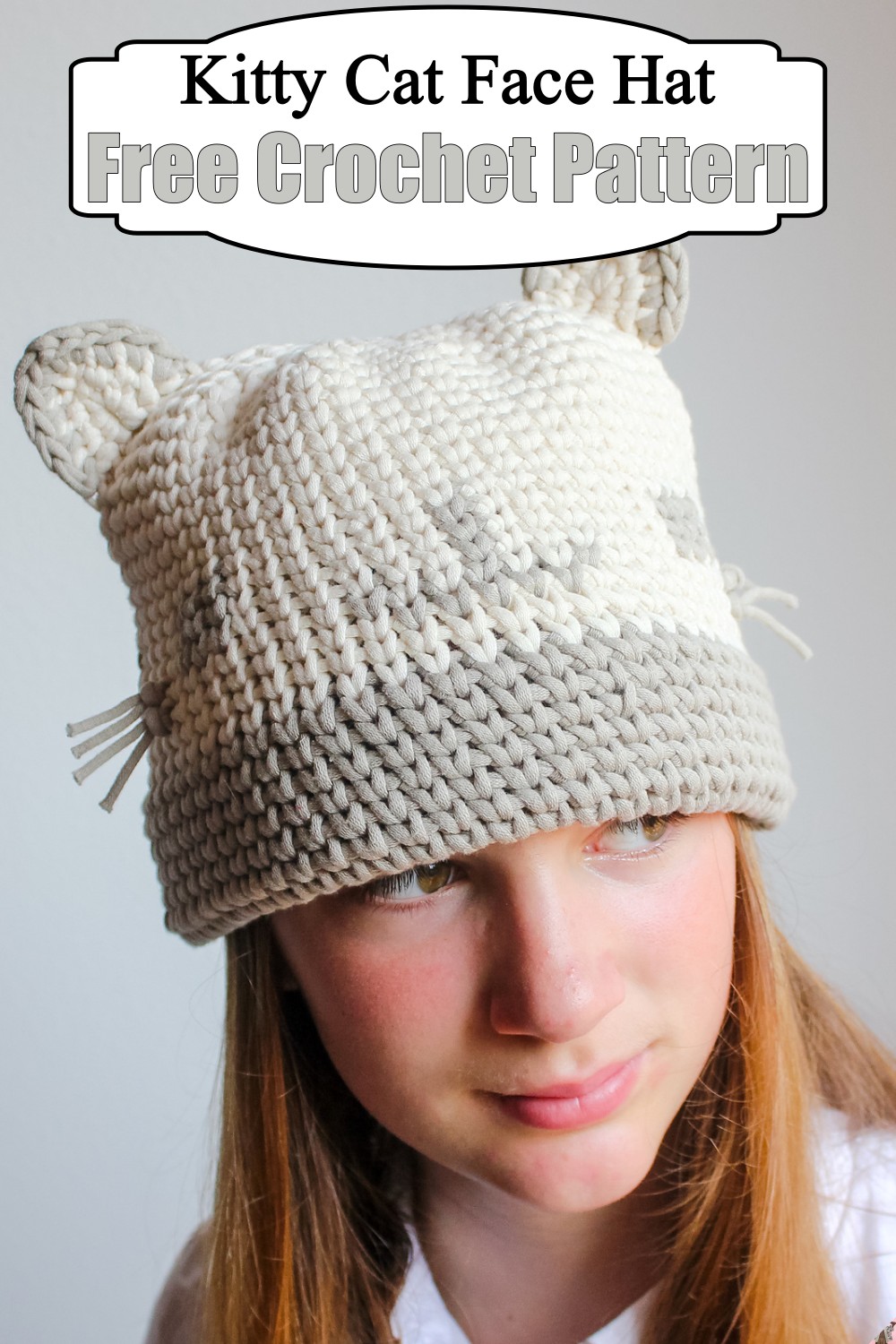 Kitty Cat Face Hat