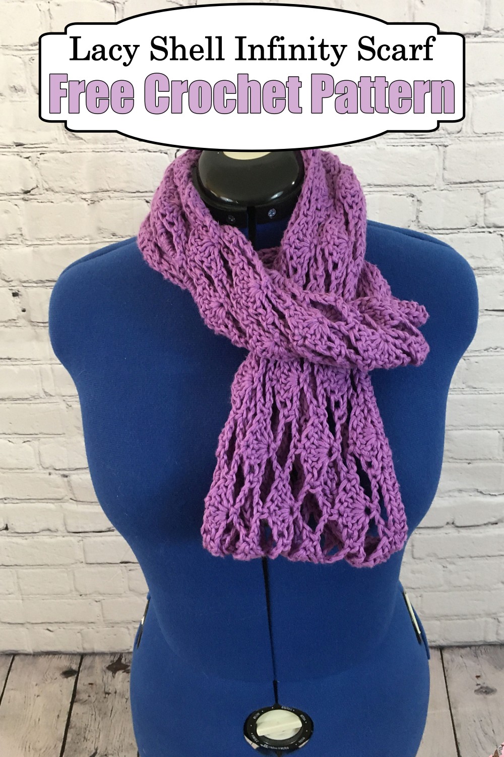 Lacy Shell Infinity Scarf