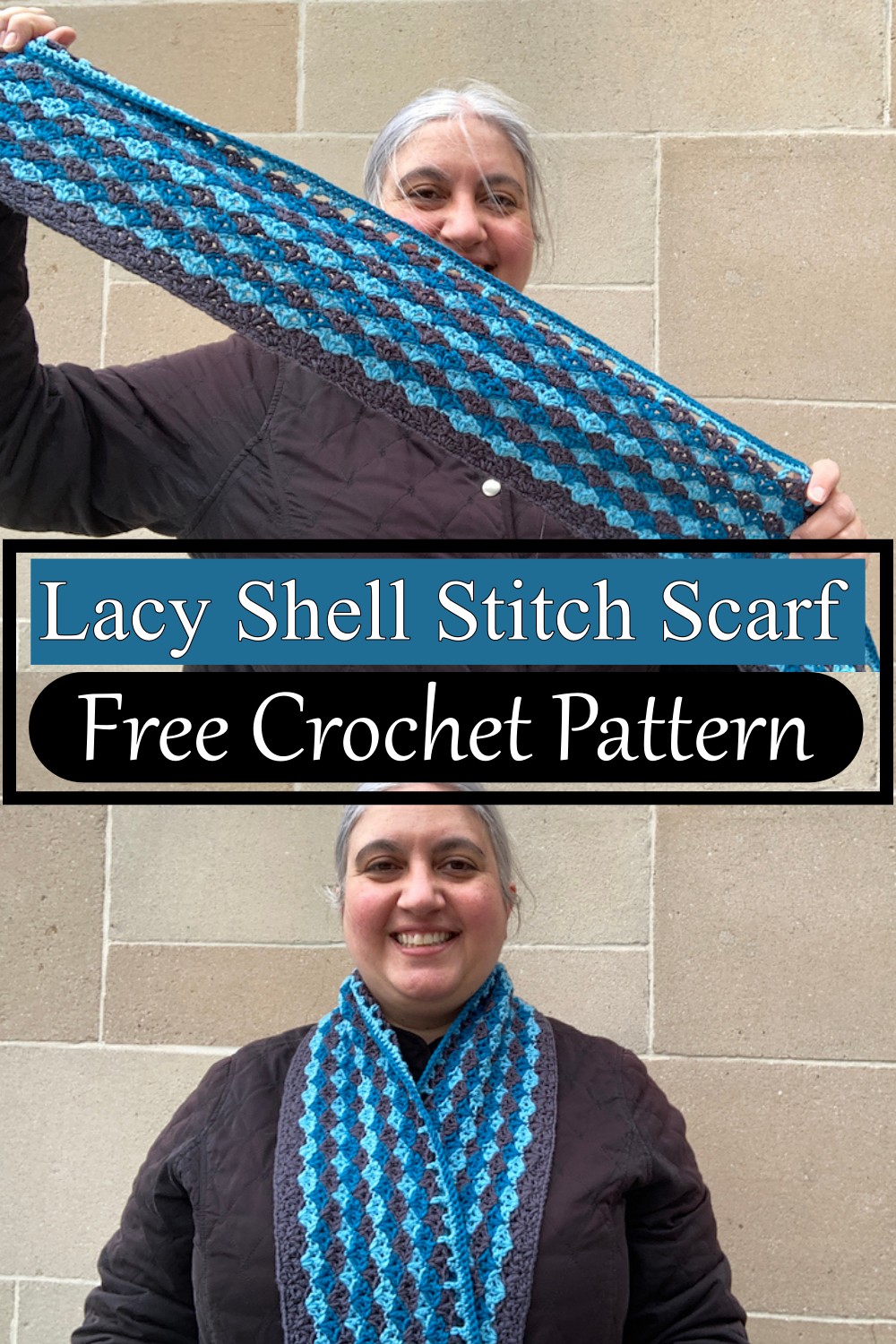 Lacy Shell Stitch Scarf
