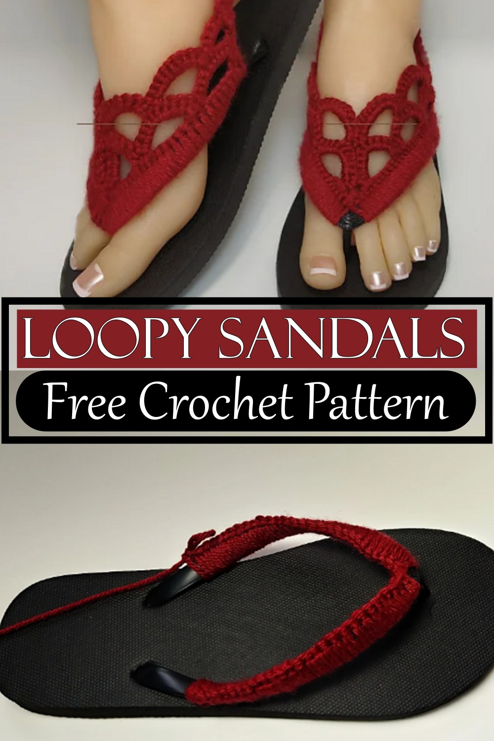 Loopy Crochet Sandals