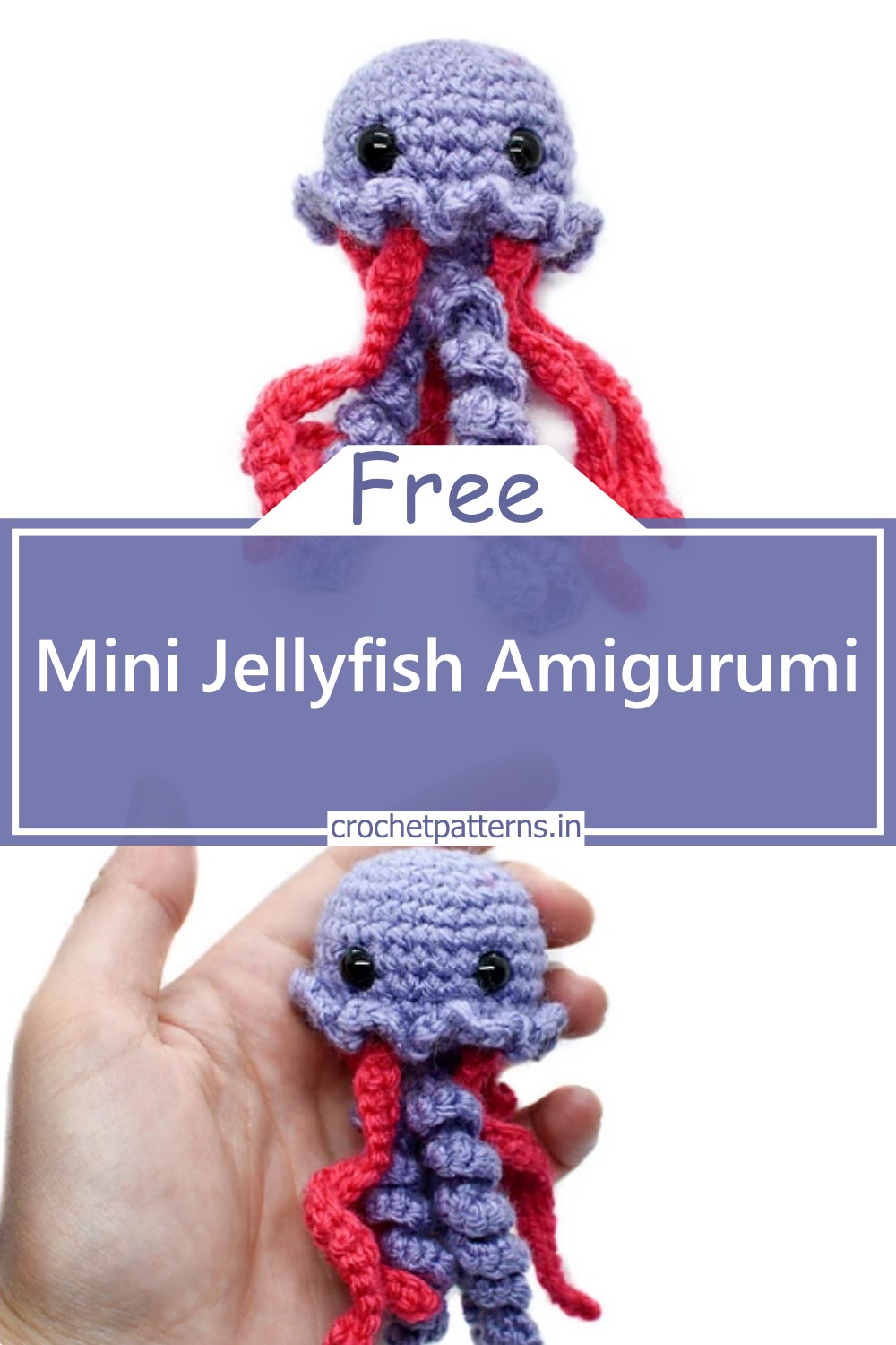 Mini Jellyfish Amigurumi