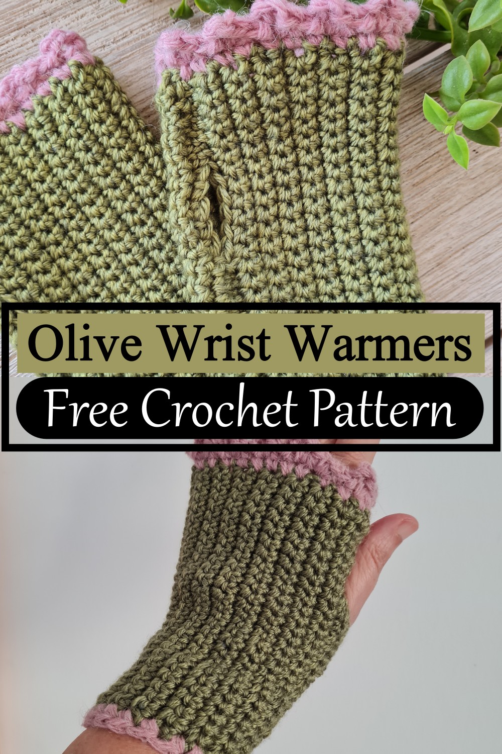 Olive Wrist Warmers