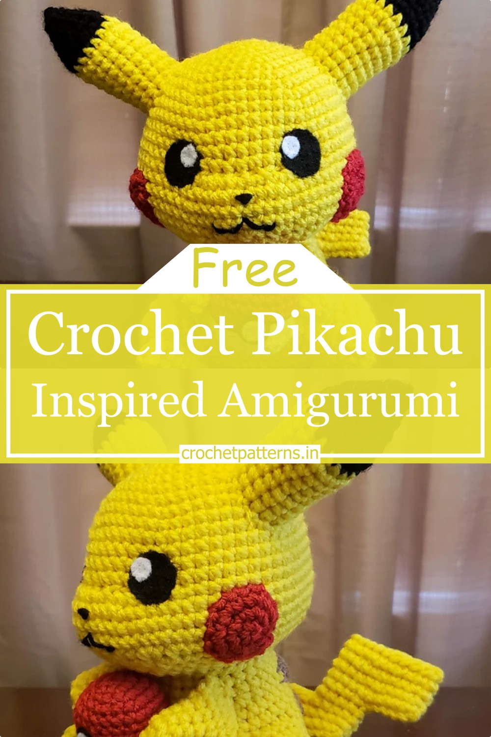 Pikachu Inspired Amigurumi