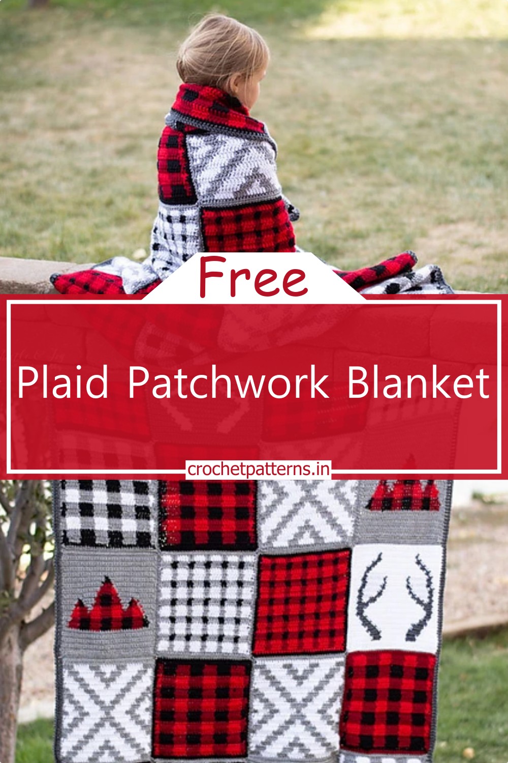 Plaid Patchwork Blanket