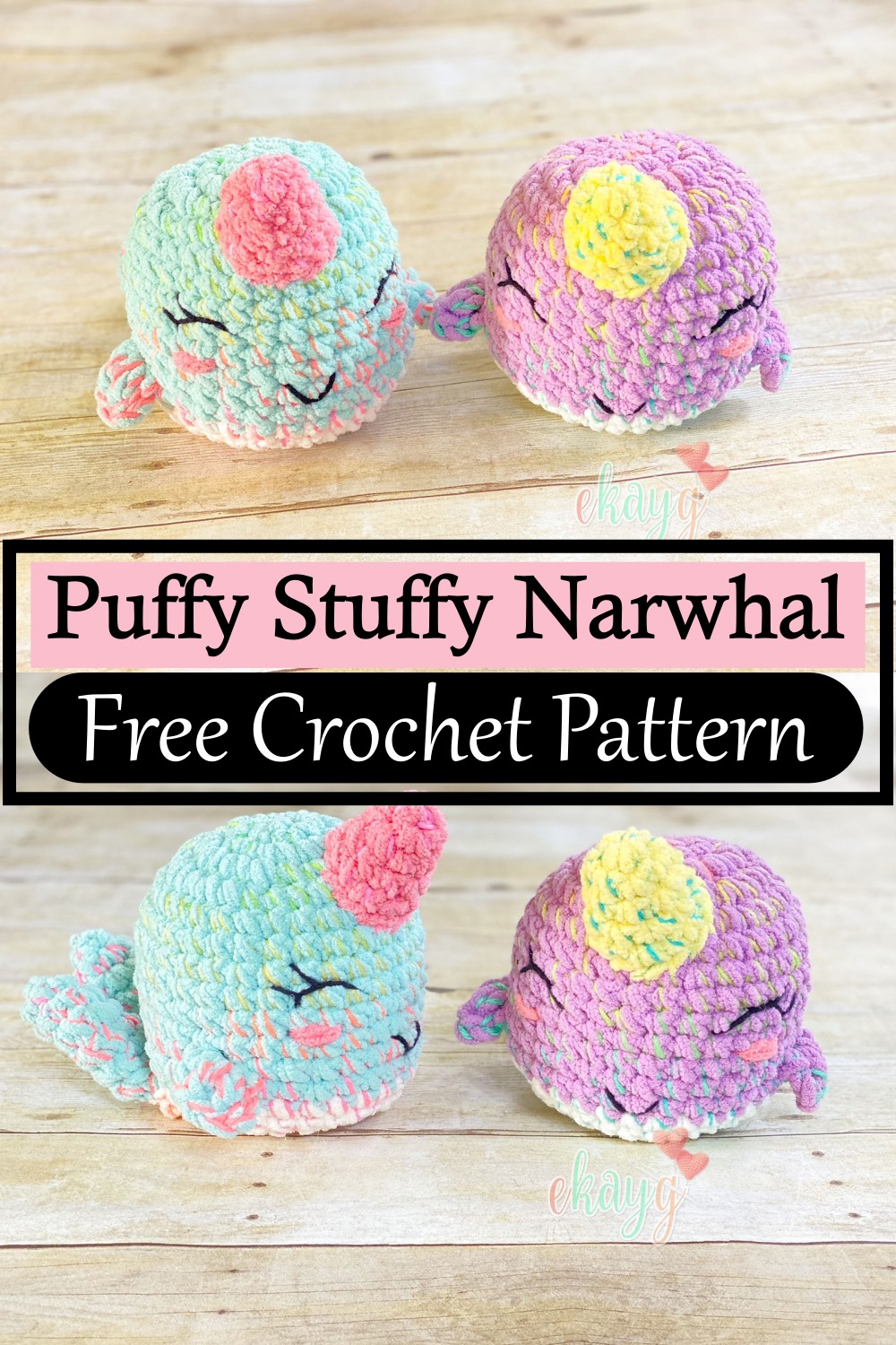 Puffy Stuffy Narwhal