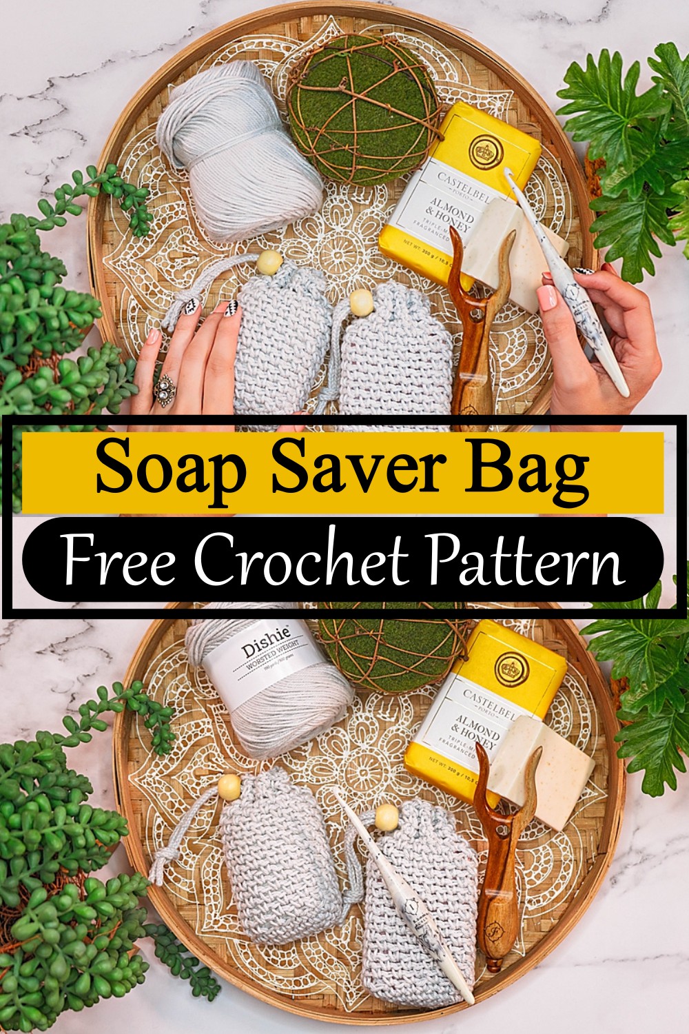 Soap Saver Crochet Bag