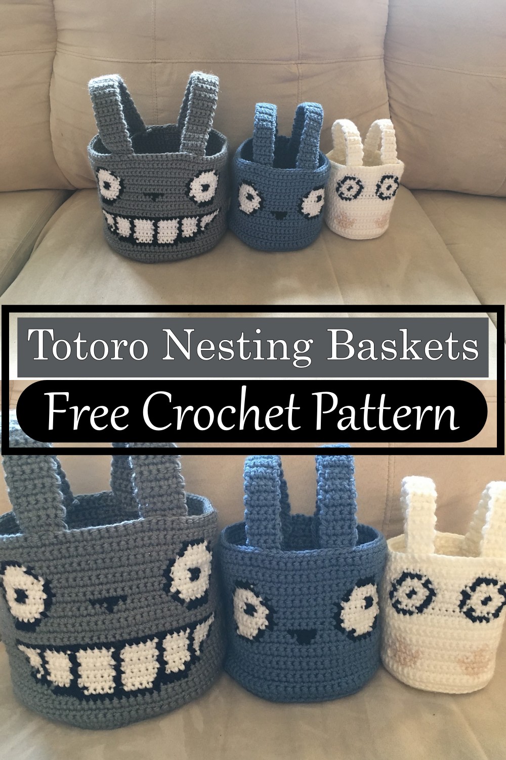 Totoro Nesting Baskets