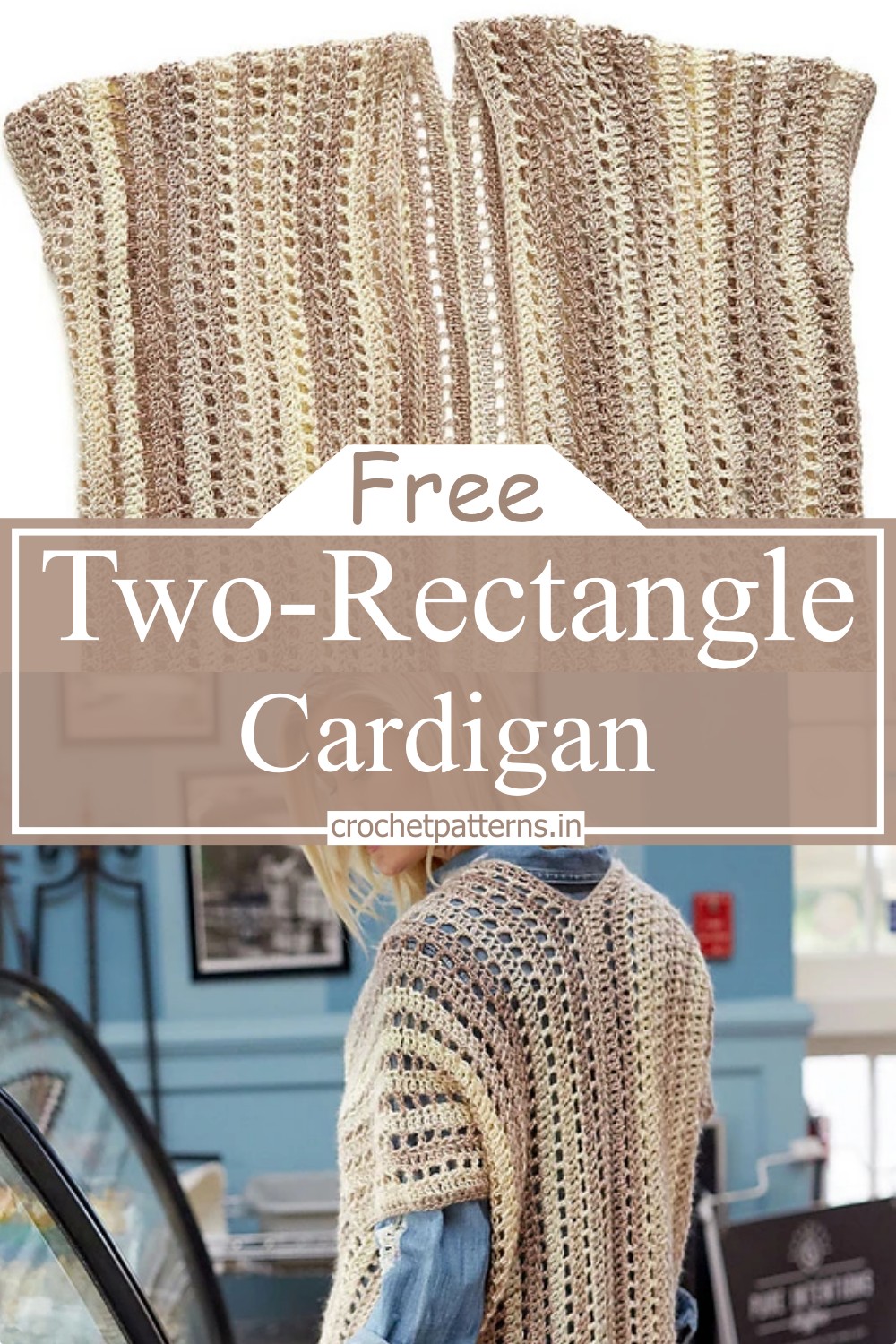 Two-Rectangle Cardigan