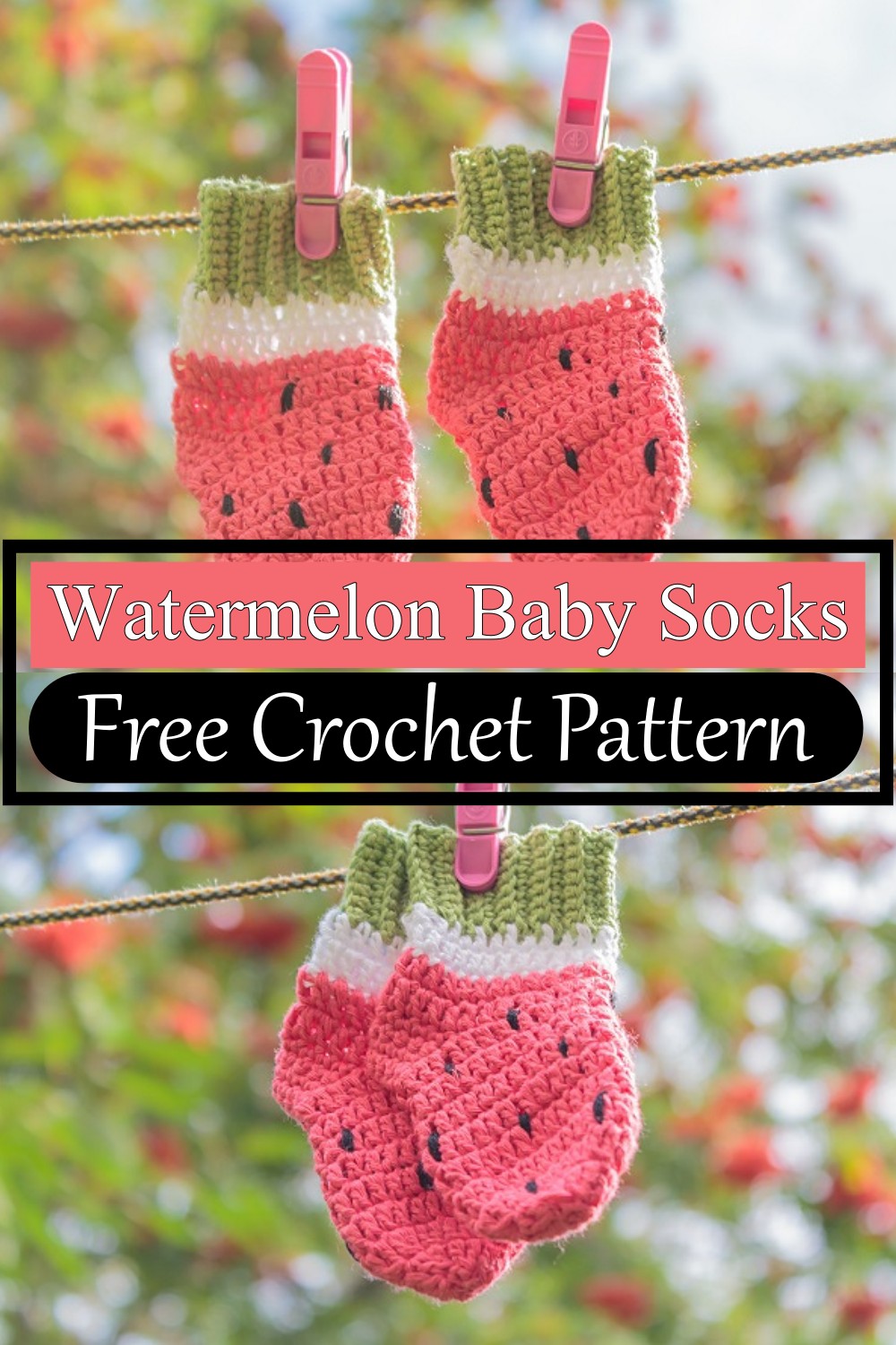 Watermelon Newborn Baby Socks