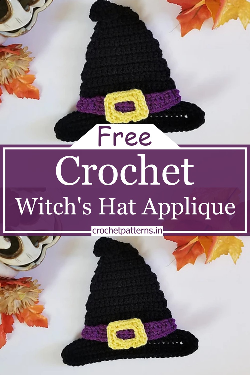 Witch's Hat Applique