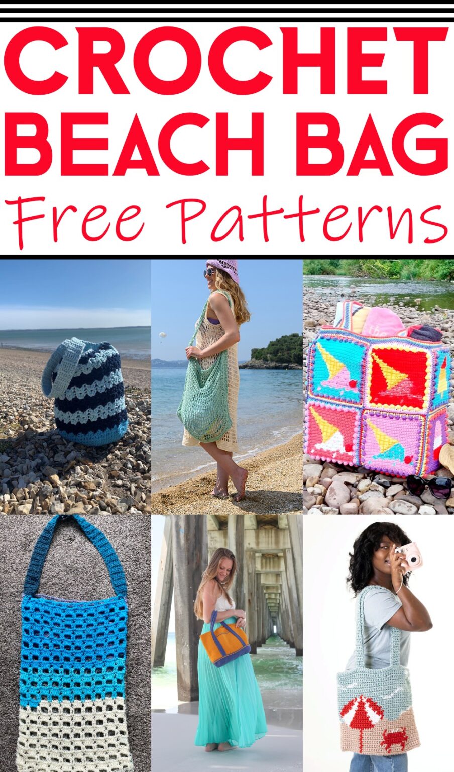 15 Crochet Beach Bag Patterns for Days Of The Summer