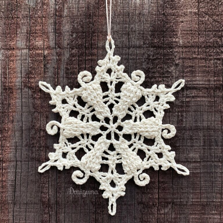 20 Free Crochet Snowflake Patterns