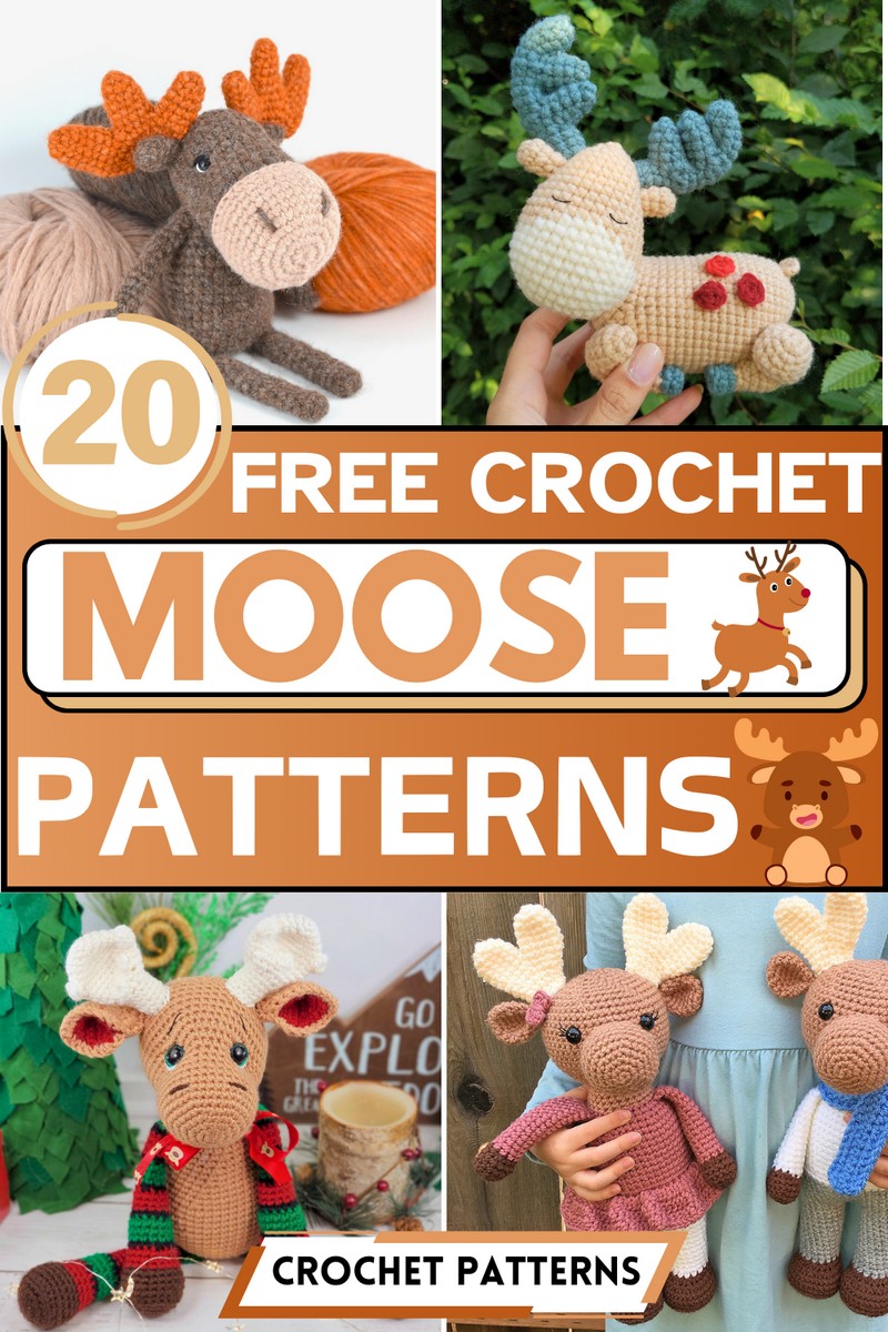 Free Crochet Moose Patterns