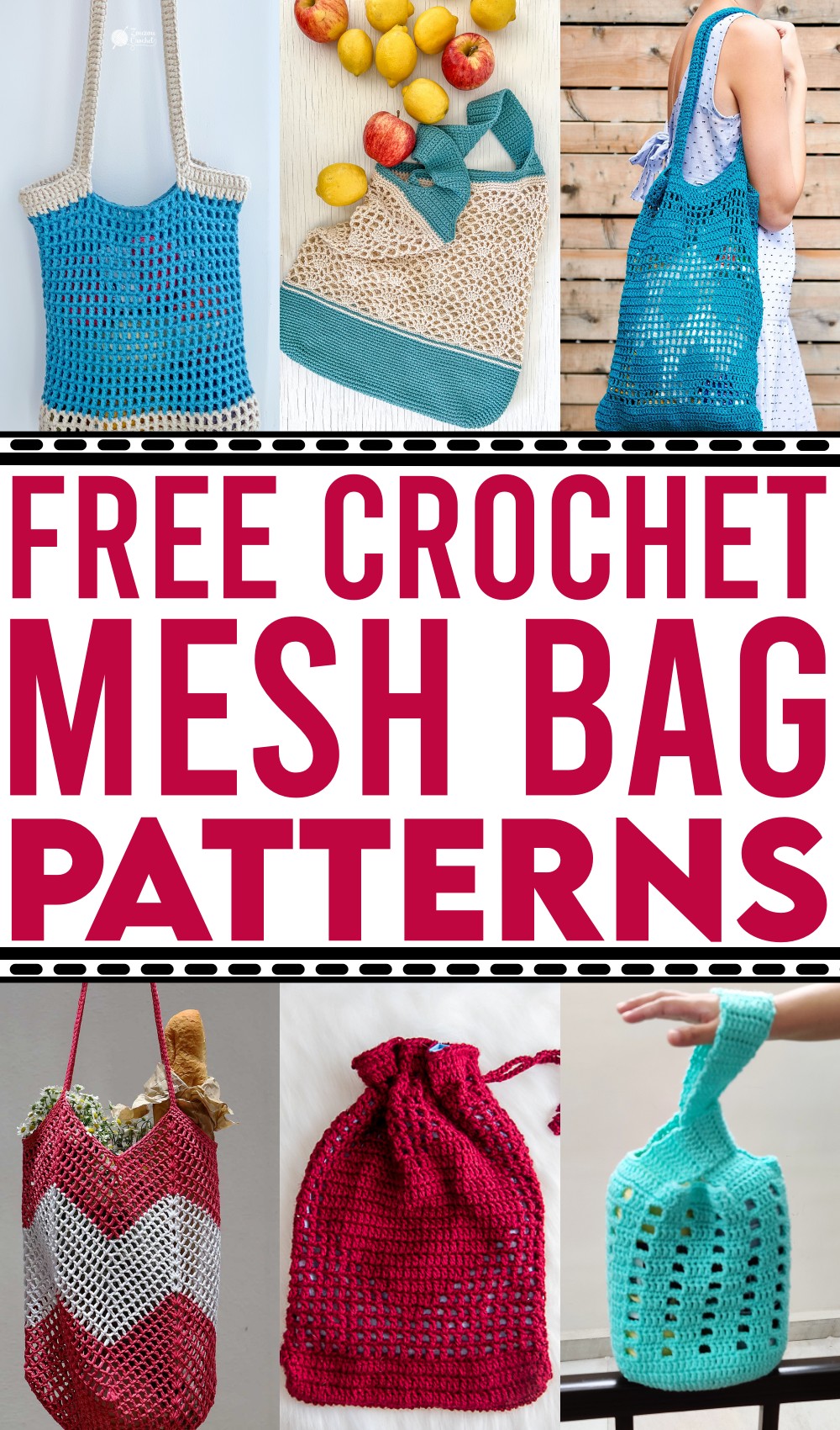 Free Crochet Mesh Bag Patterns 1