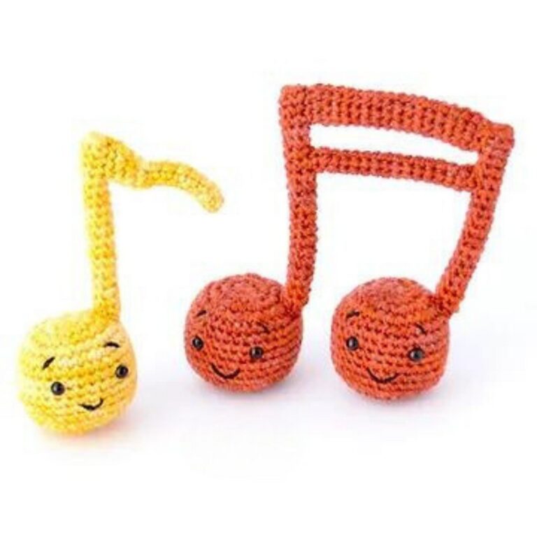7 Crochet Music Patterns For Music Lover Gifts
