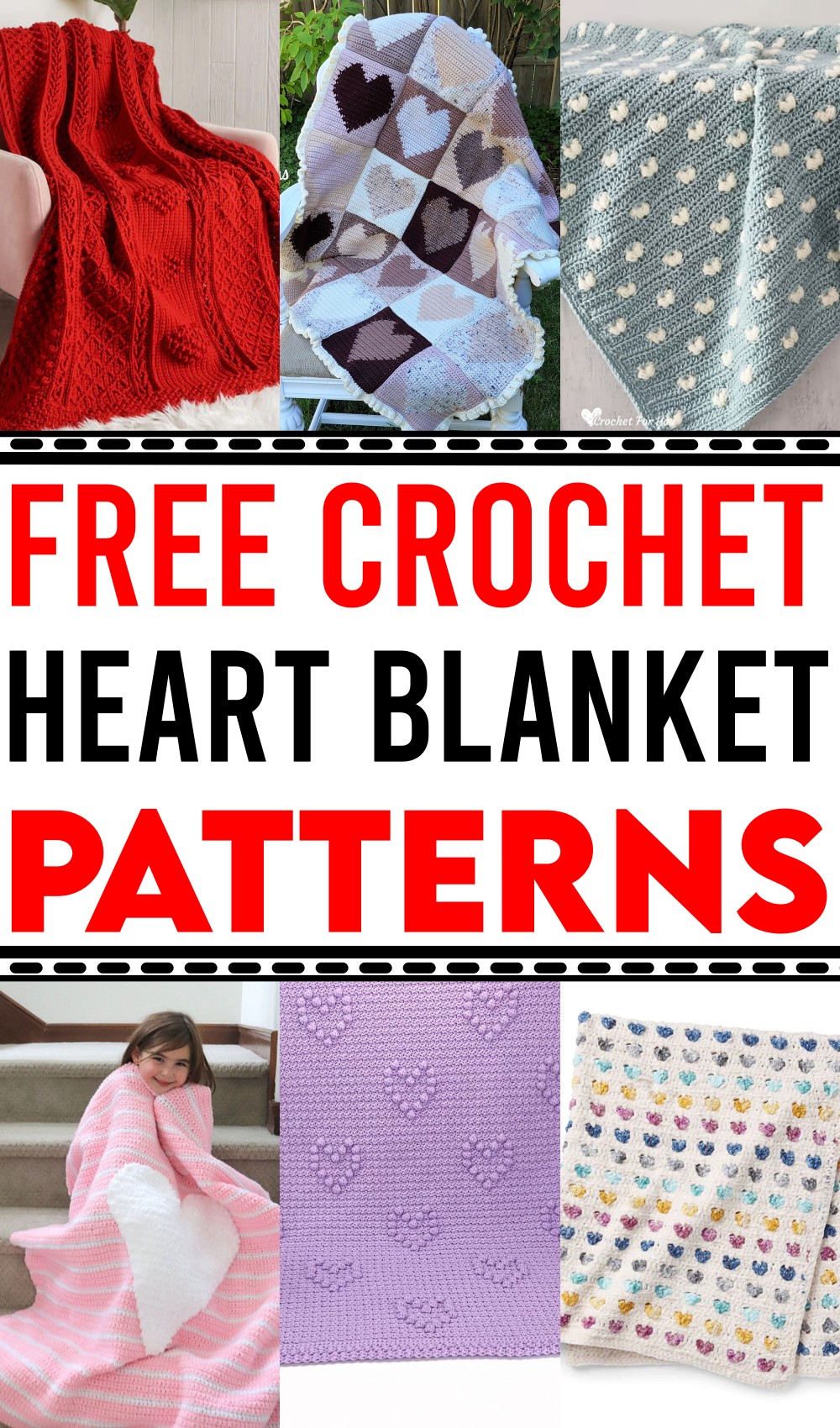Crochet Heart Blanket Patterns 1