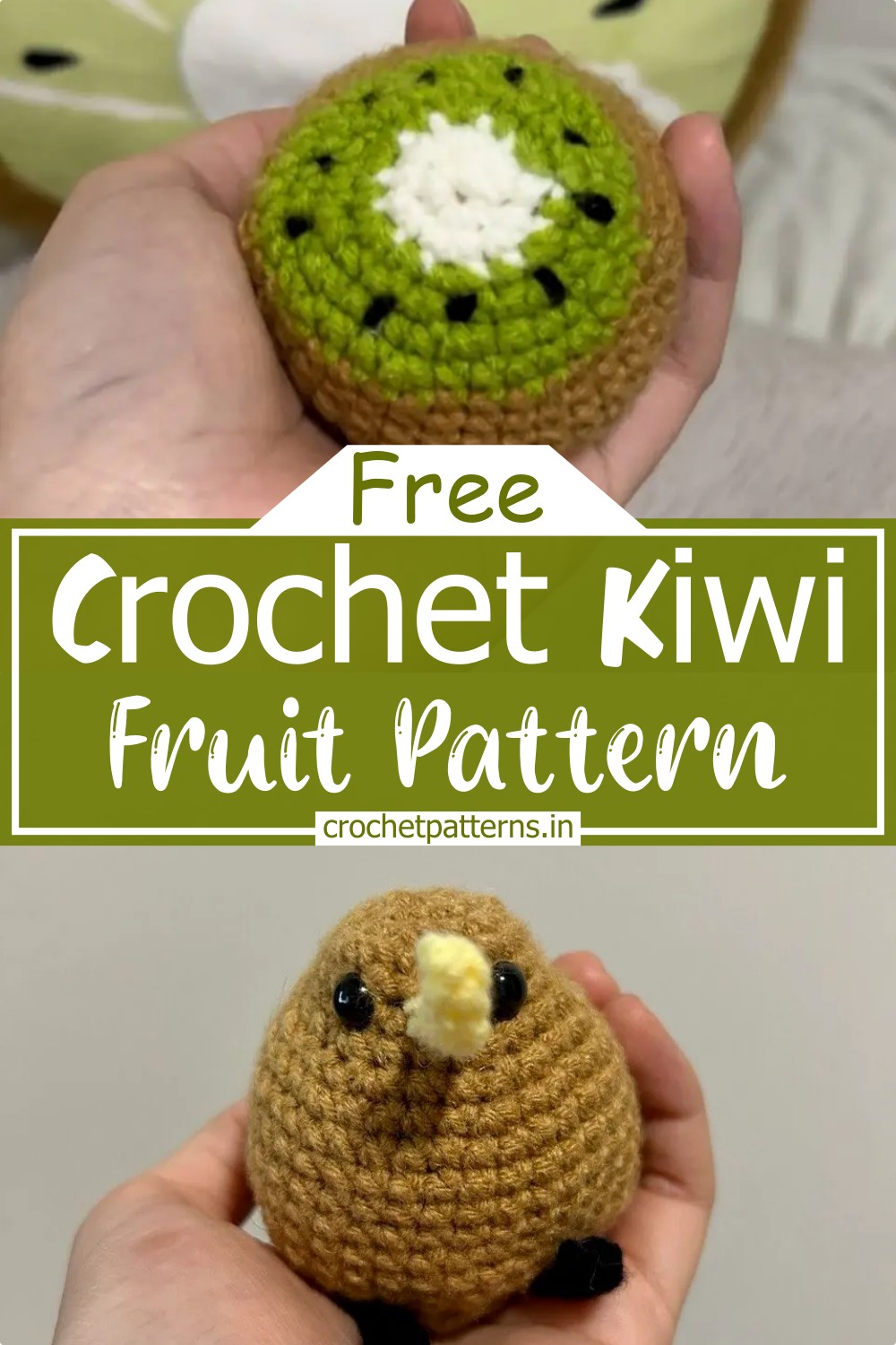 Crochet Reversible Kiwi Bird Pattern