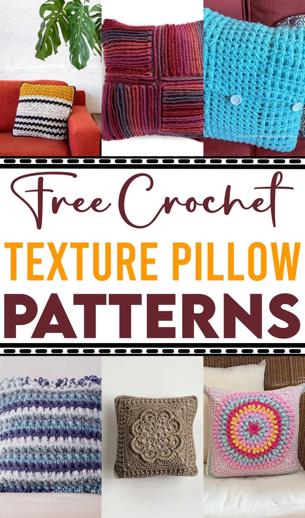 Crochet Texture Pillow Patterns