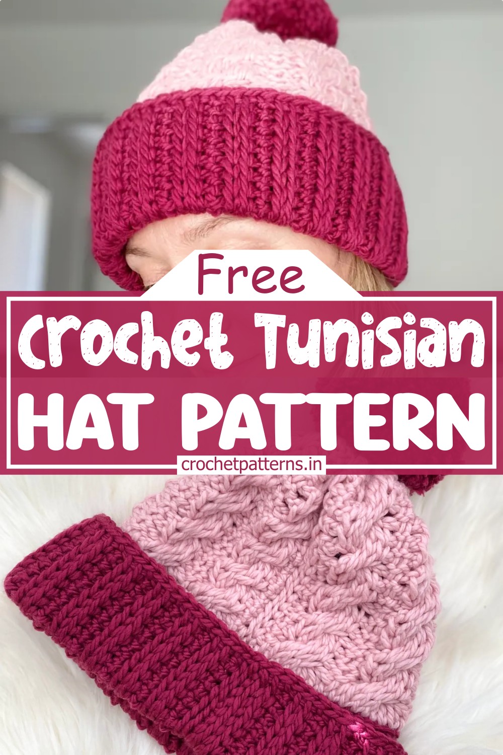 Crochet Tunisian Hat Pattern