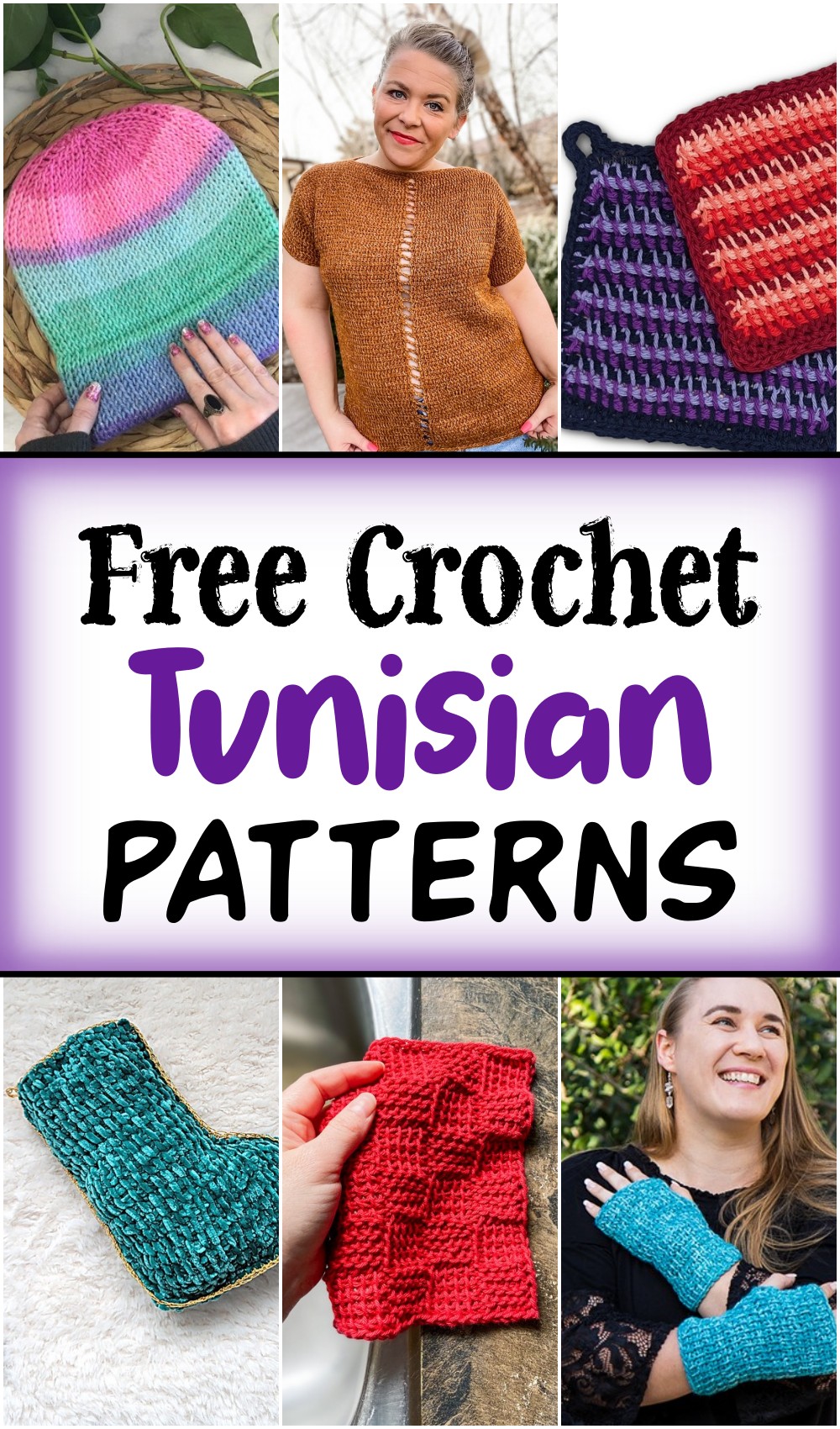 15 Crochet Tunisian Patterns