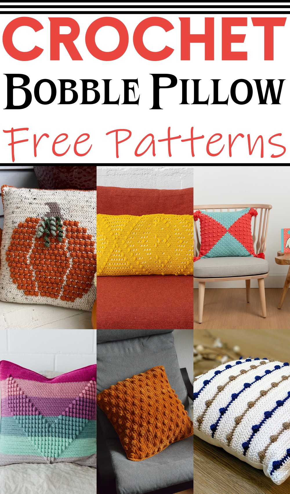 Free Crochet Bobble Pillow Patterns 1