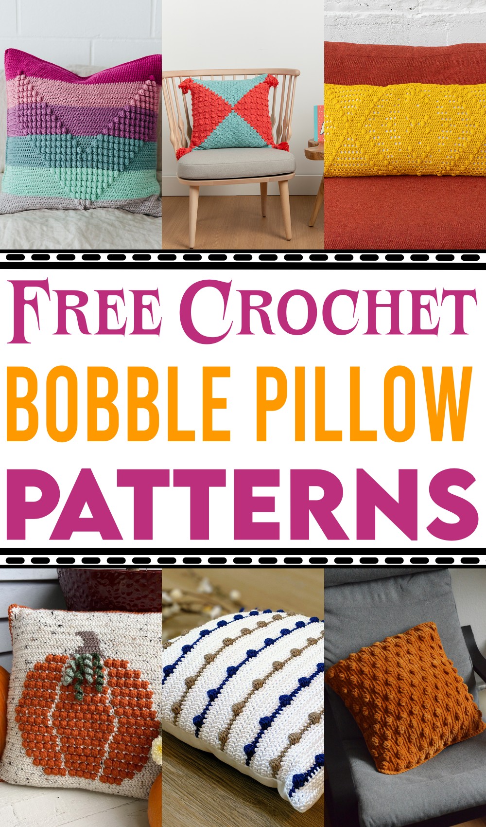 Free Crochet Bobble Pillow Patterns