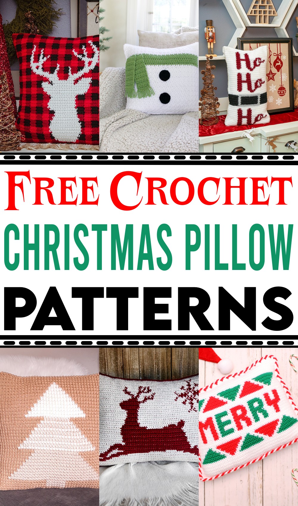 Free Crochet Christmas Pillow Patterns