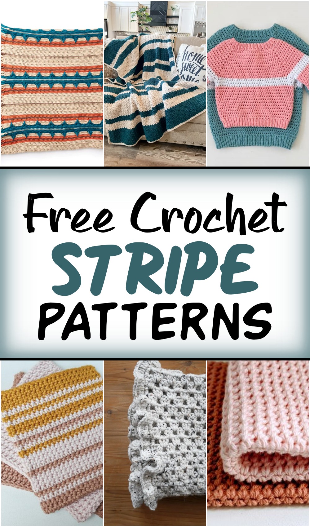 Free Crochet Stripe Patterns