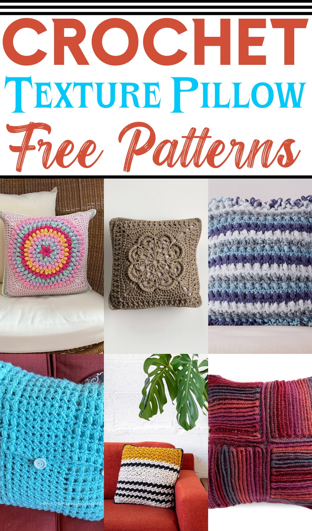 Free Crochet Texture Pillow Patterns