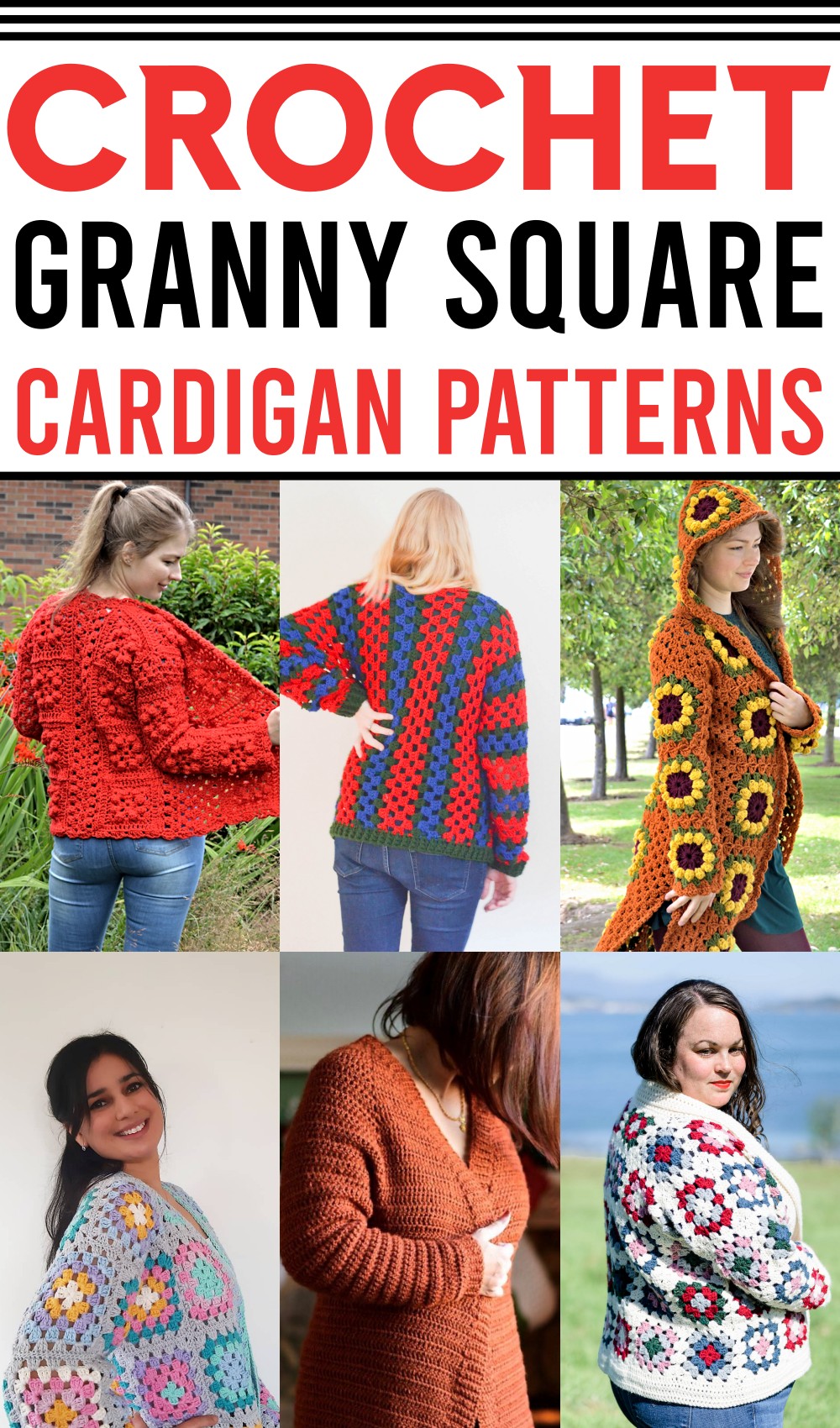 Crochet Granny Square Cardigan Patterns