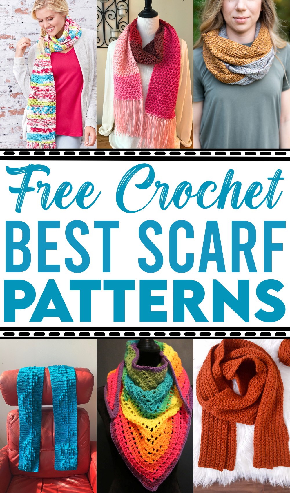 Easily Made Up Free Crochet Scarf Patterns 1