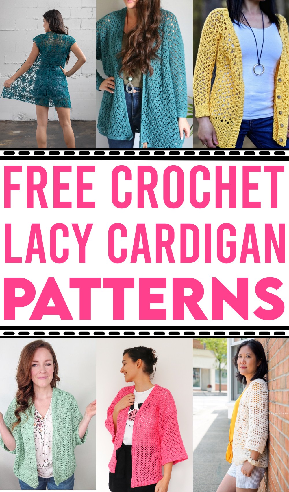 Free And Easy Crochet Lacy Cardigan Patterns 1