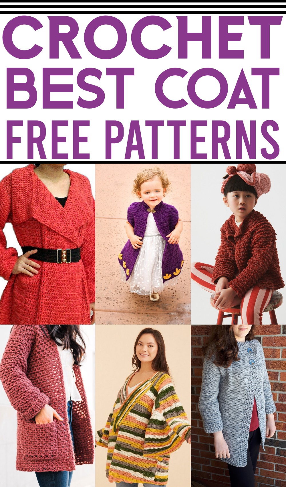 Free Crochet Coat Patterns 1