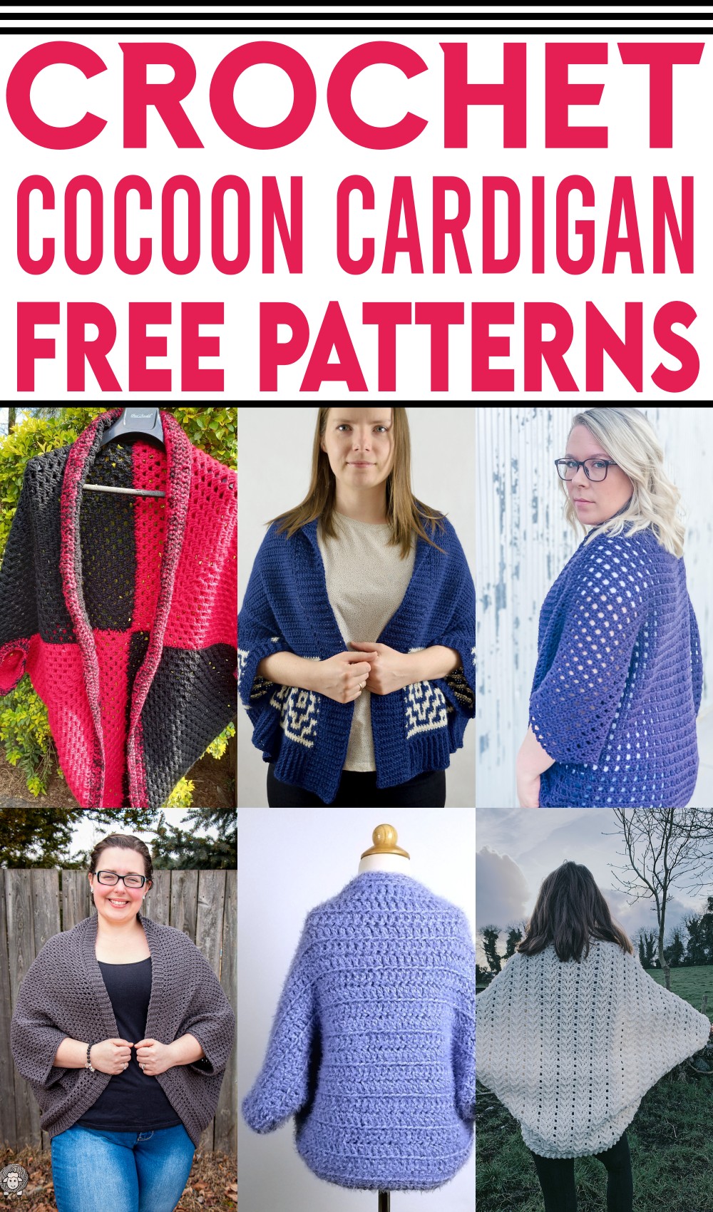 Free Crochet Cocoon Cardigan Patterns